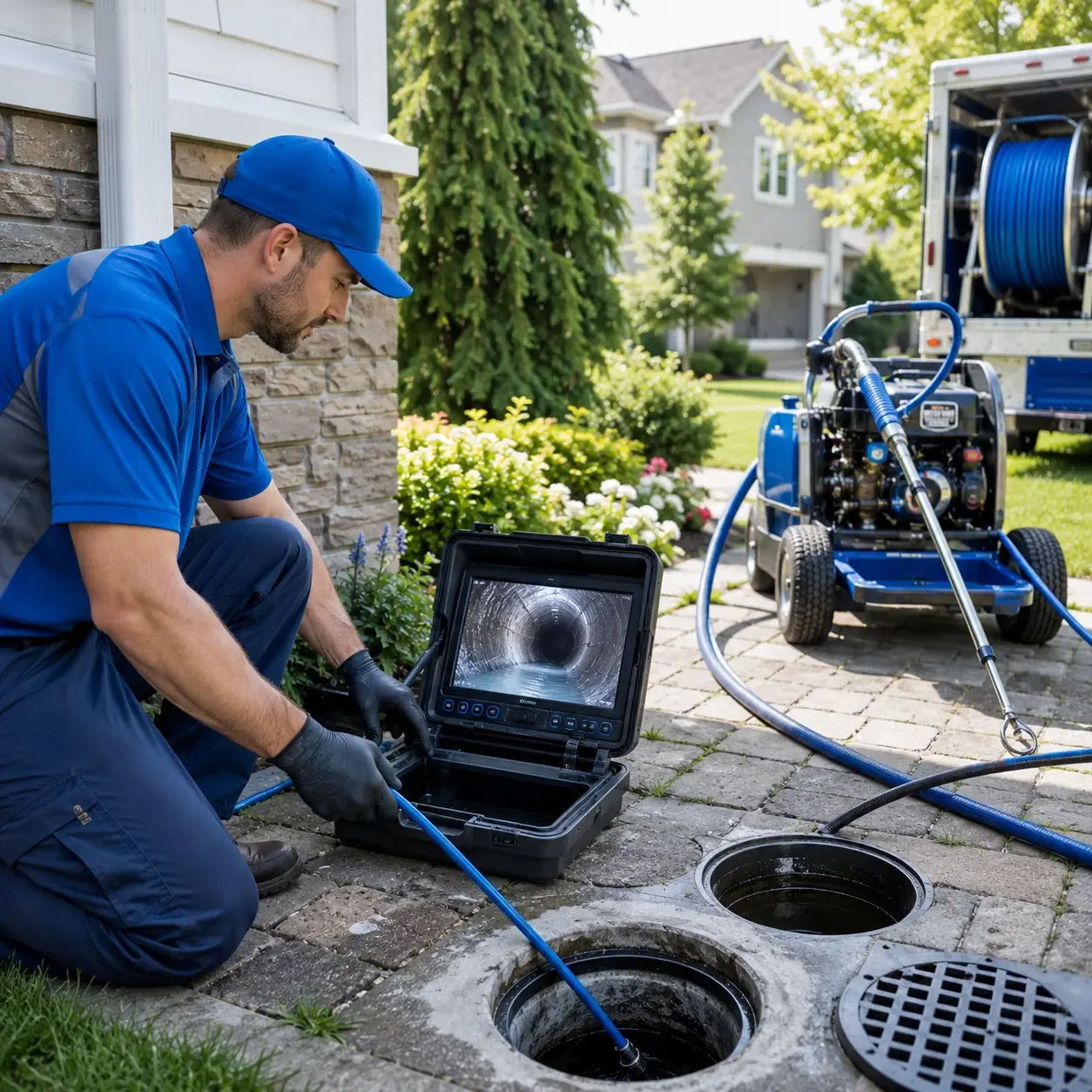 Outdoor drain cleaning professionals serving Morrisonville, WI